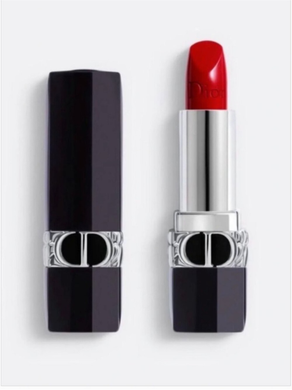 Dior Red Satin Lipstick in Vibrant Rouge